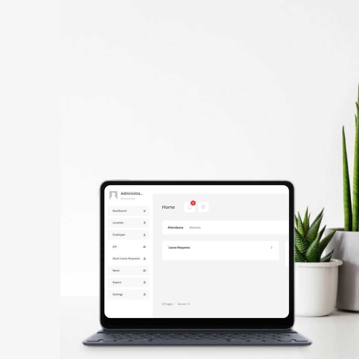 screenshot of EM tracker